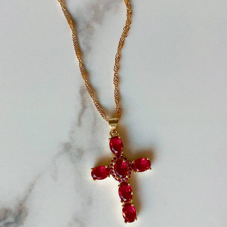 Adorn Cross Necklace