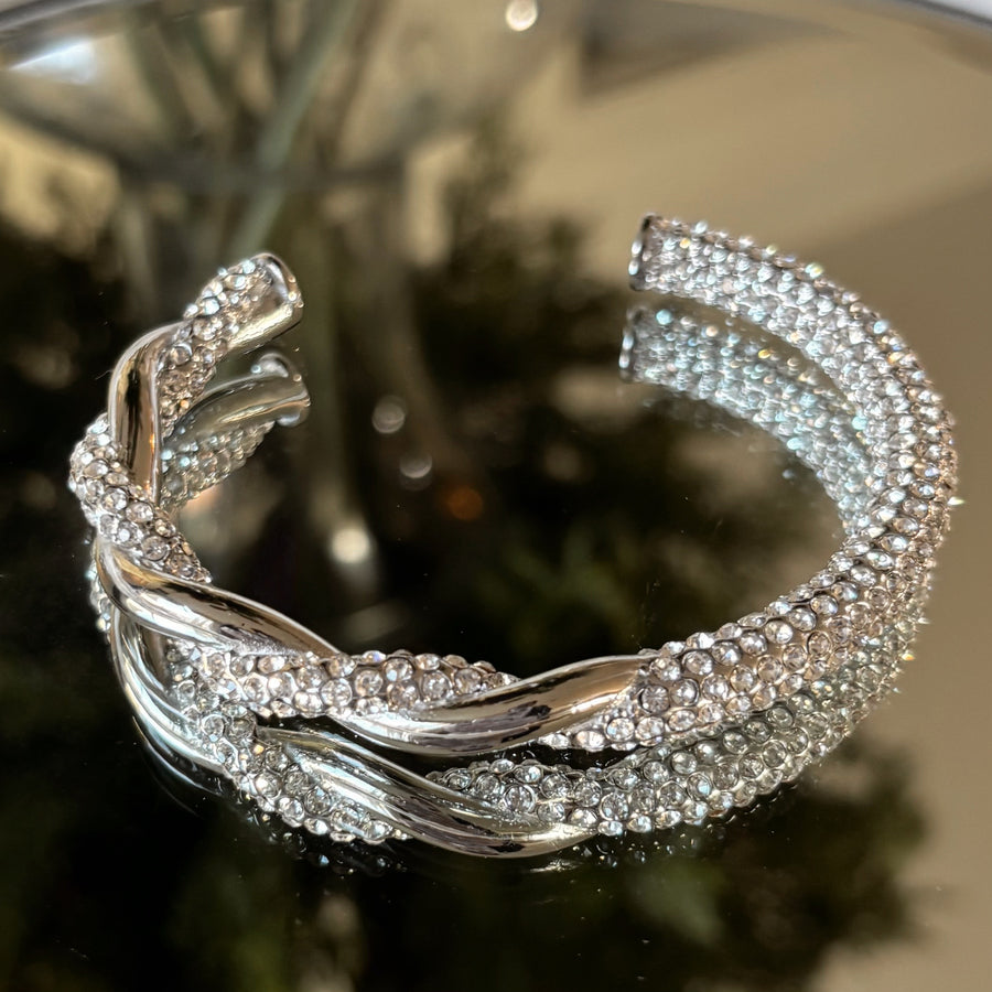 Socialite Crystal Cuff Bracelet