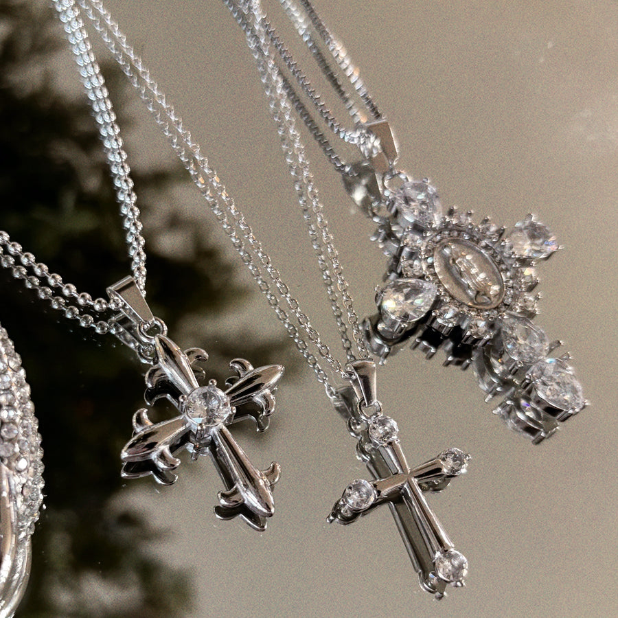 Armor Cross Necklace