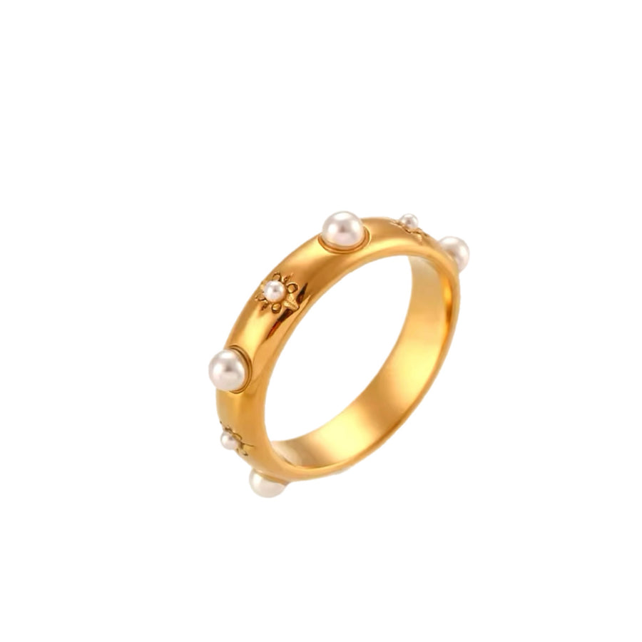 Bliss Pearl Star Ring