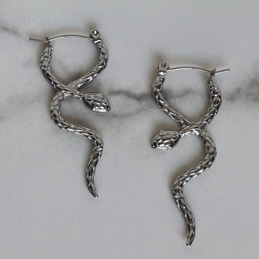 Evie Snake Earrings