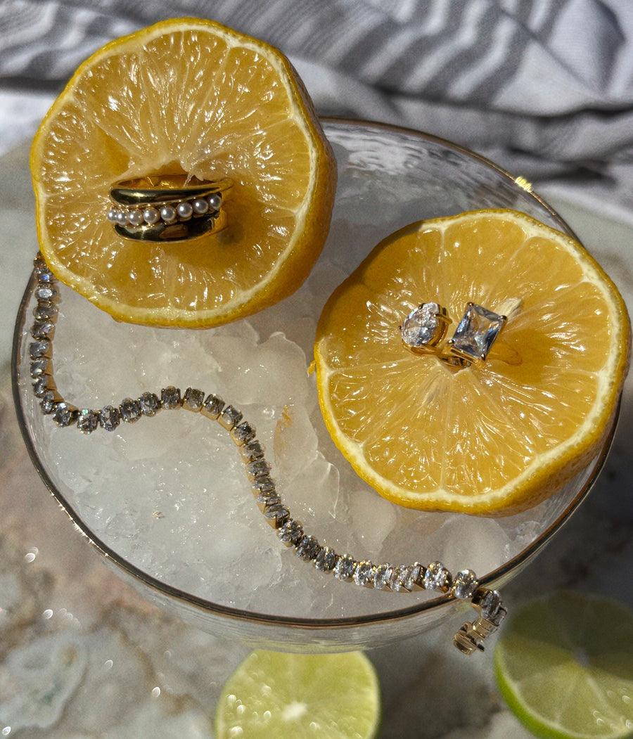 Heirloom Crystal Tennis Bracelet