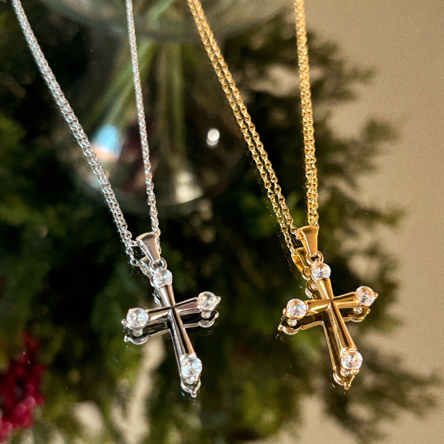 Armor Cross Necklace