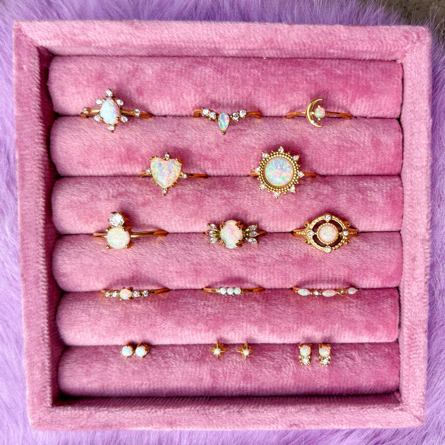 Wish Opal Star Studs