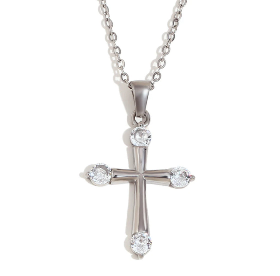 Armor Cross Necklace