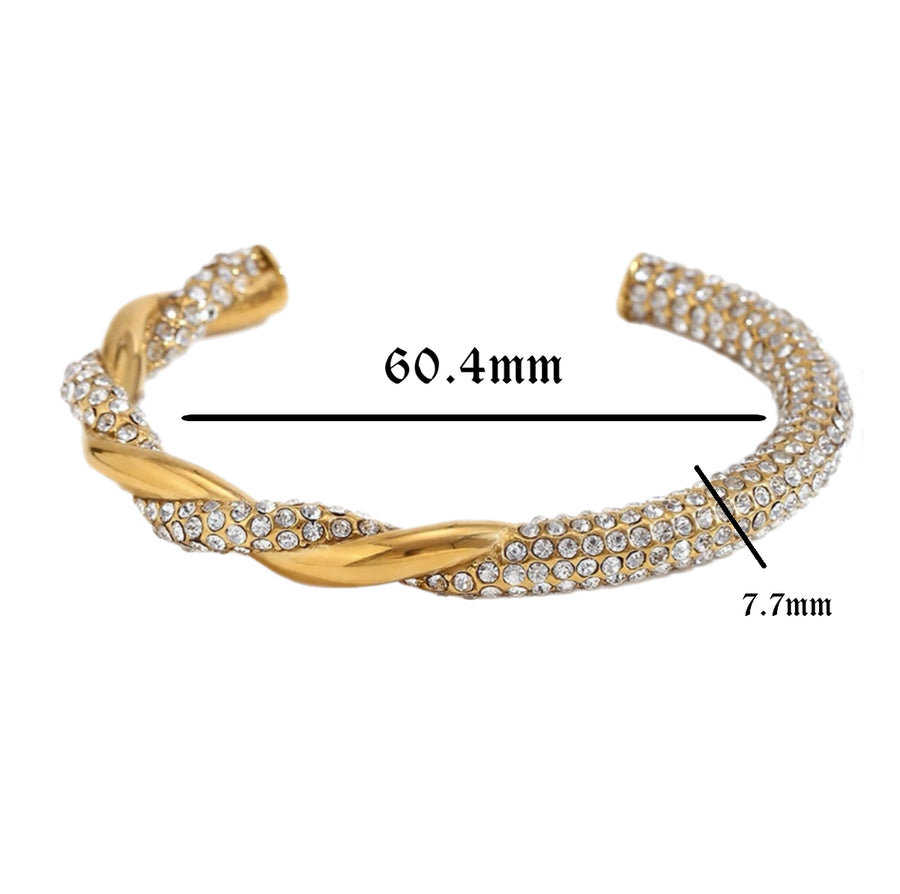 Socialite Crystal Cuff Bracelet