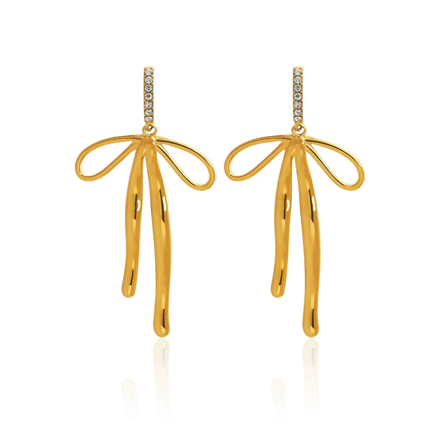Blaire Bow Drop Earrings