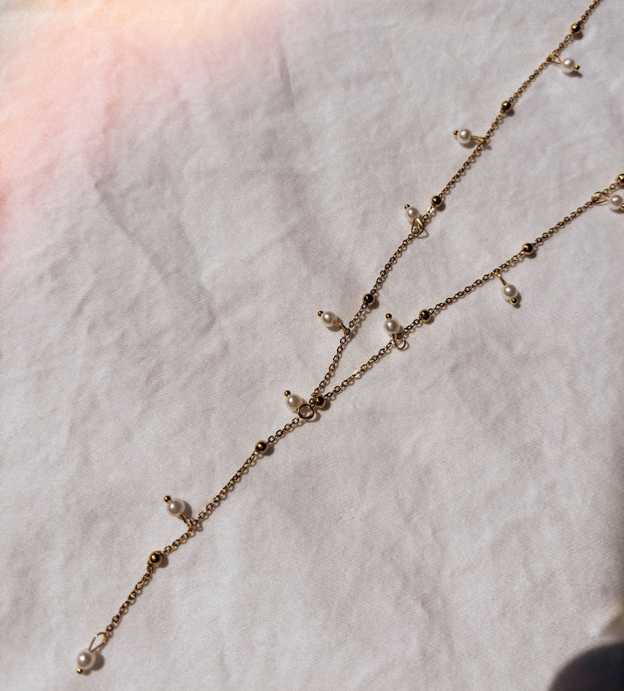 Amalfi Pearl Lariat