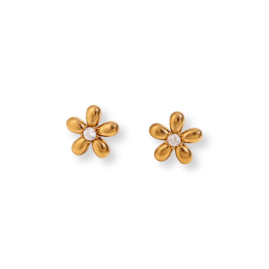 Goldie Flower Studs