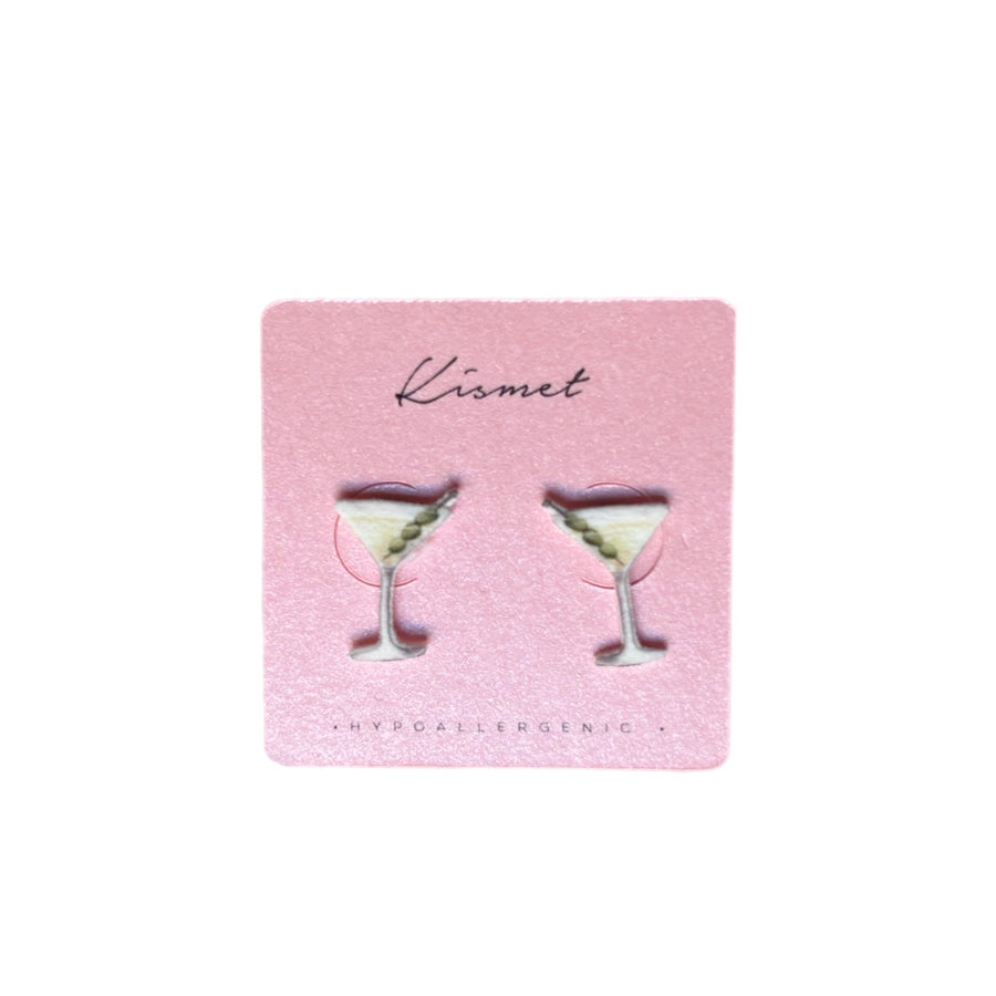 Martini Stud Earrings