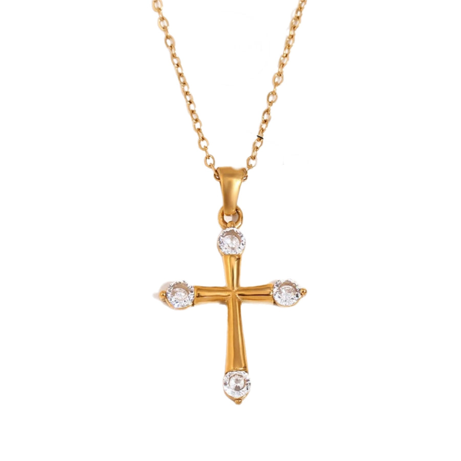 Armor Cross Necklace