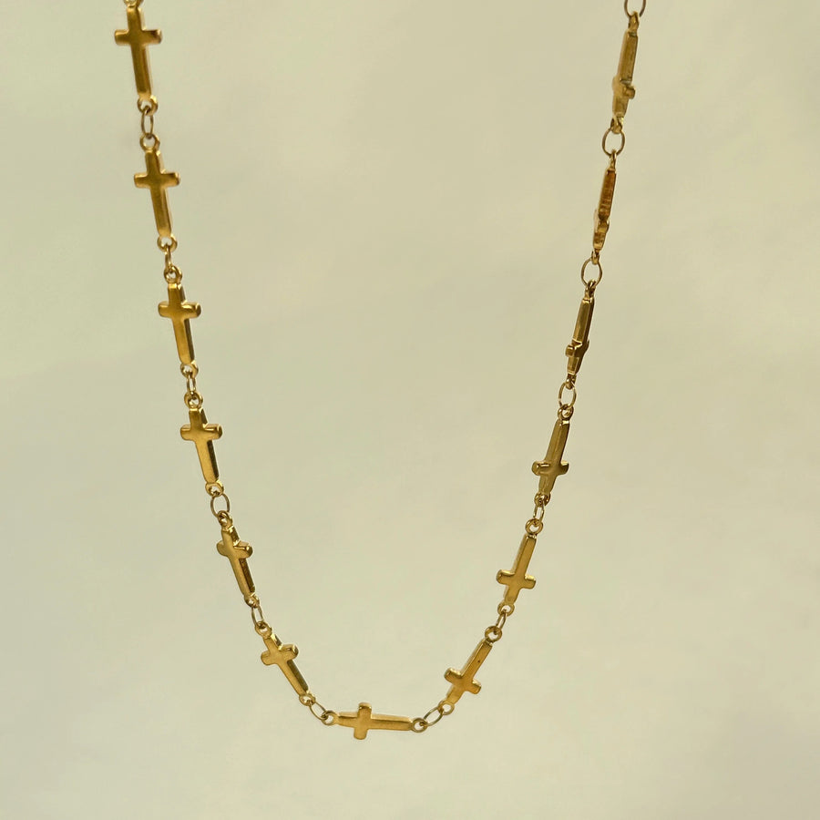 Asher Cross Chain Necklace