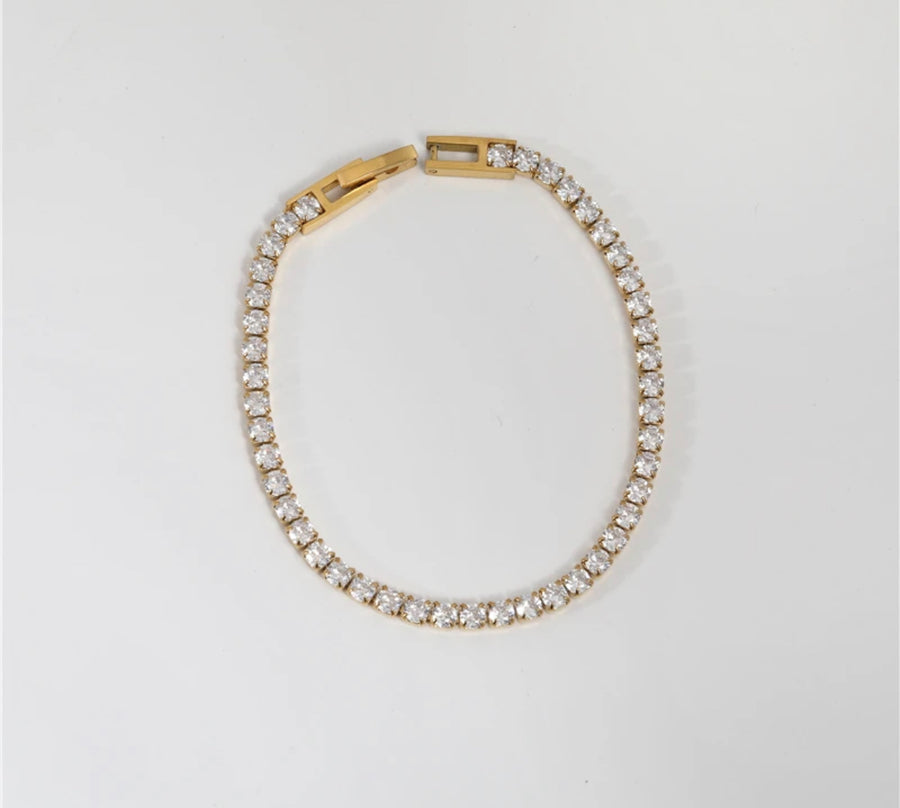 Ellie Crystal Tennis Bracelet