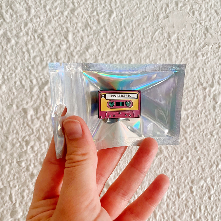 90’s Best Hits Cassette Tape Enamel Pin