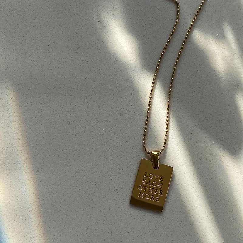 The World is Yours Mantra Necklace
