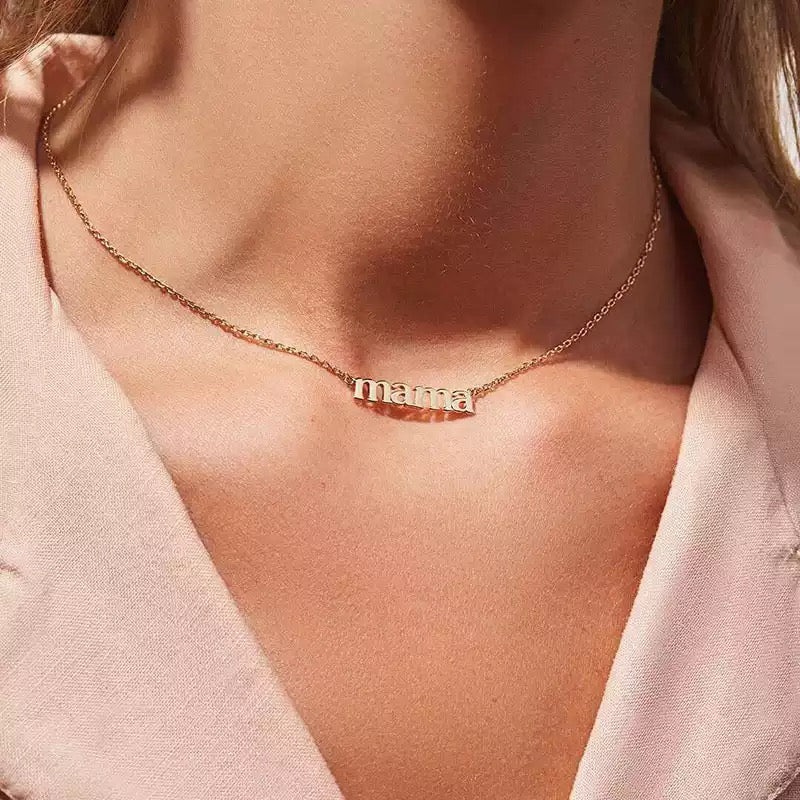 Lower Case Mama Necklace