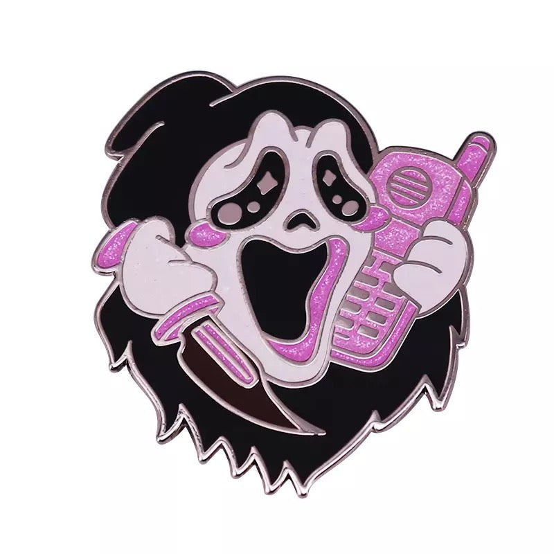 Scream Retro Color Pop Enamel Pin