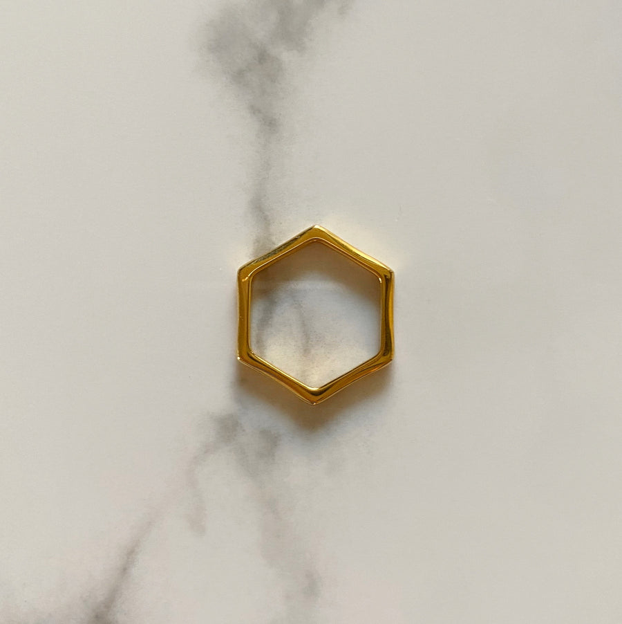 Hexagon Stacking Ring